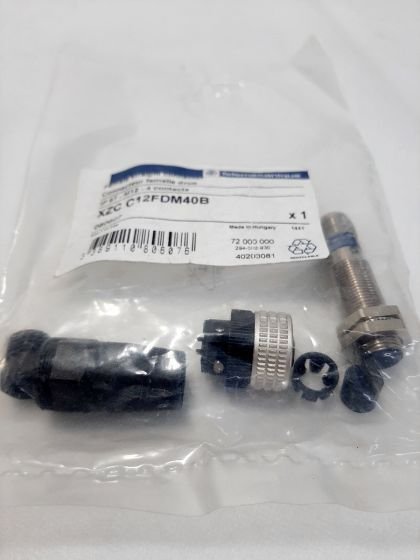 Conector Reto com Sensor - XZCC12FDM40B